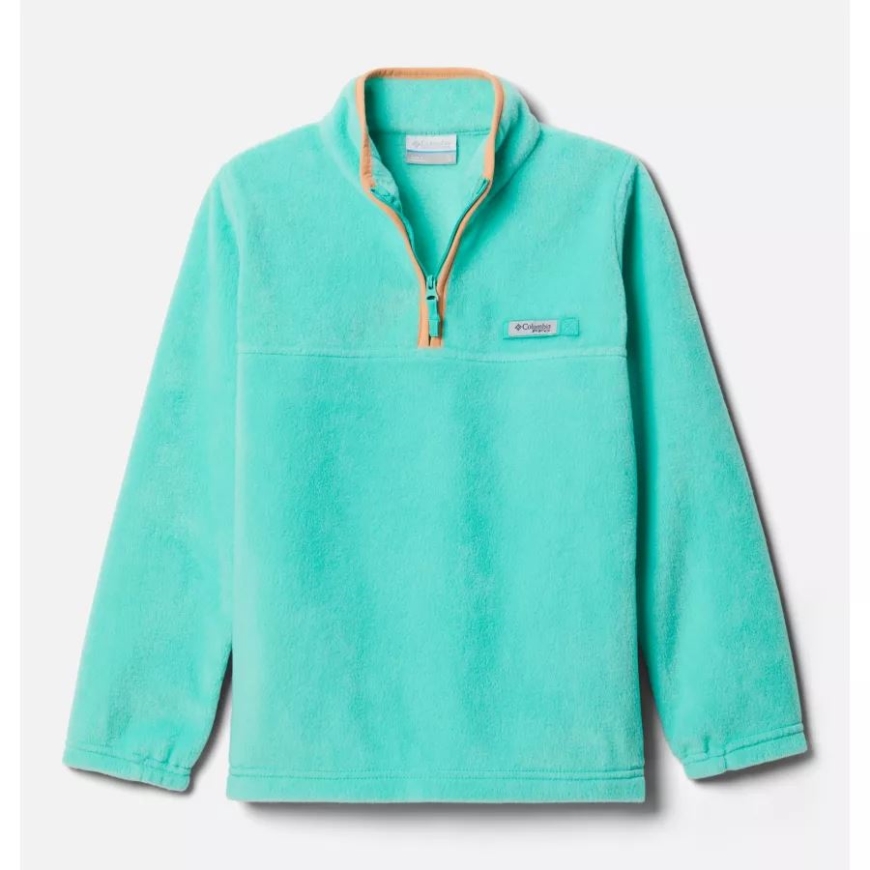 ボーイズ Pfg スラックタイド クォーター ジップ フリース プルオーバー コロンビア エレクトリック ターコイズ/ブライト ネクター