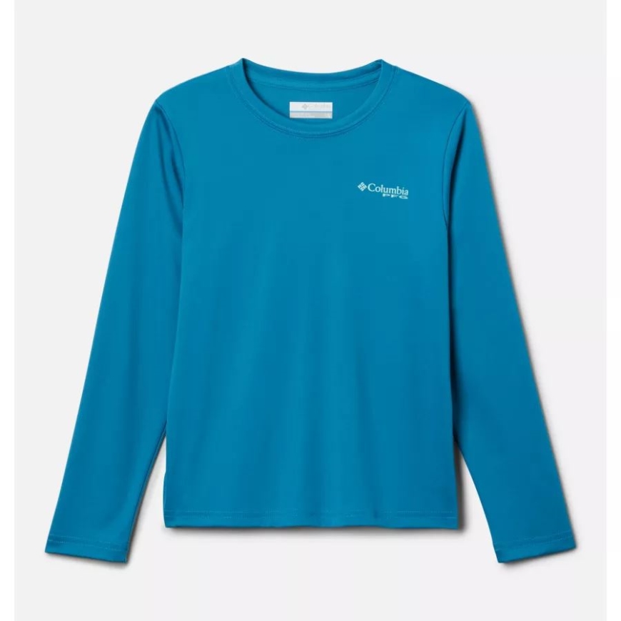 ボーイズ PFG ターミナルタックル 魚旗 長袖シャツ ディープマリン/ガルフストリーム コロンビア