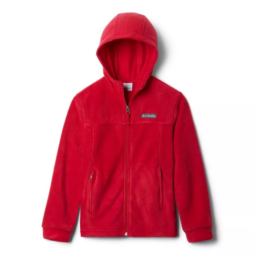 ボーイズ スティーンズ マウンテン II フリース フード付きジャケット マウンテン レッド コロンビア