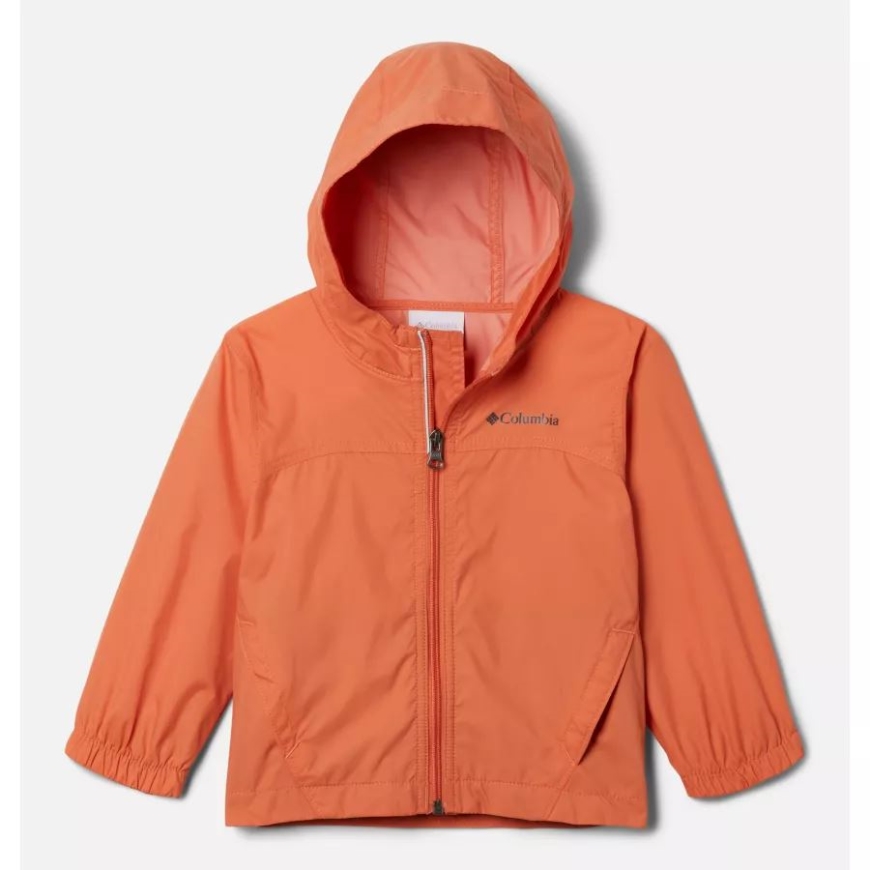 男の子用 幼児用 グレンネーカー レインジャケット コロンビア デザートオレンジ