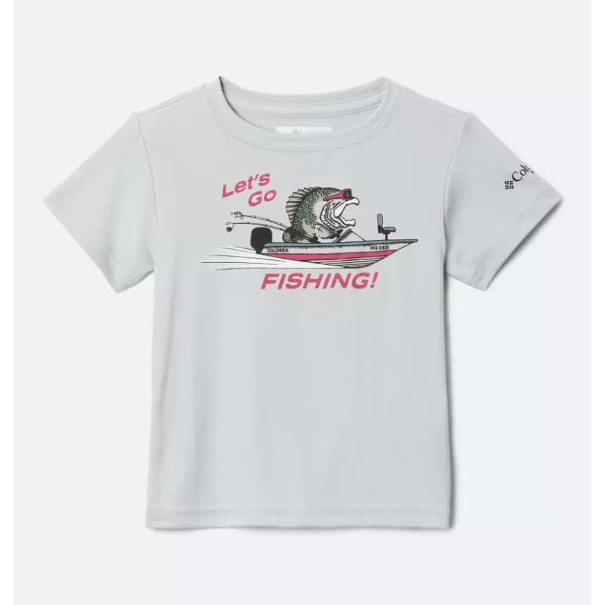 男の子 幼児 Pfg ターミナル タックル Lgf Tシャツ クール グレー/y Lgf バス ボート コロンビア
