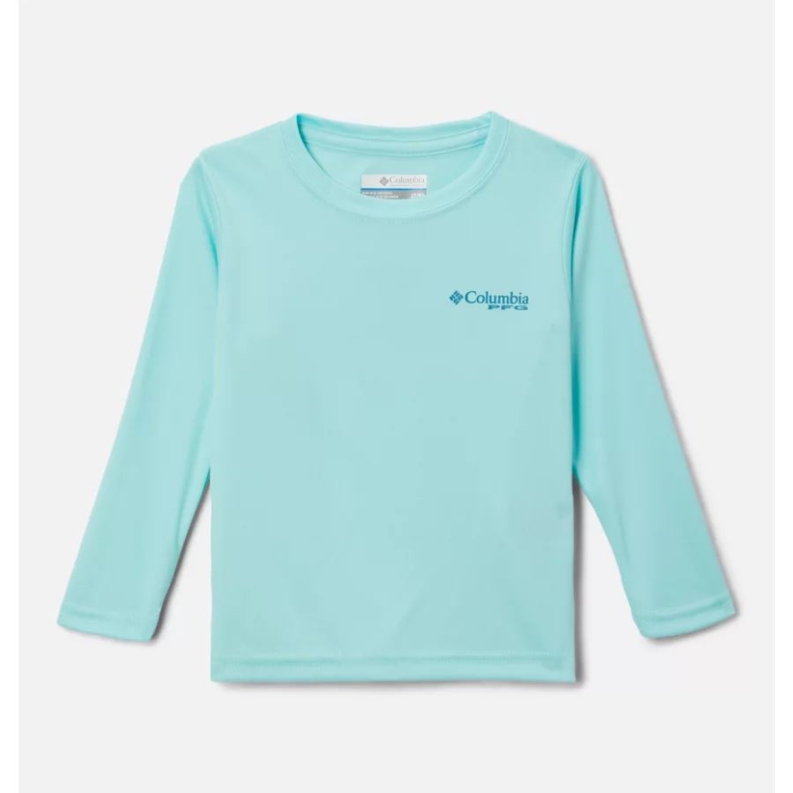 男の子 幼児 Pfg ターミナル タックル ユニバーシティ ロング スリーブ シャツ コロンビア ガルフ ストリーム/ディープ マリン - マーリン