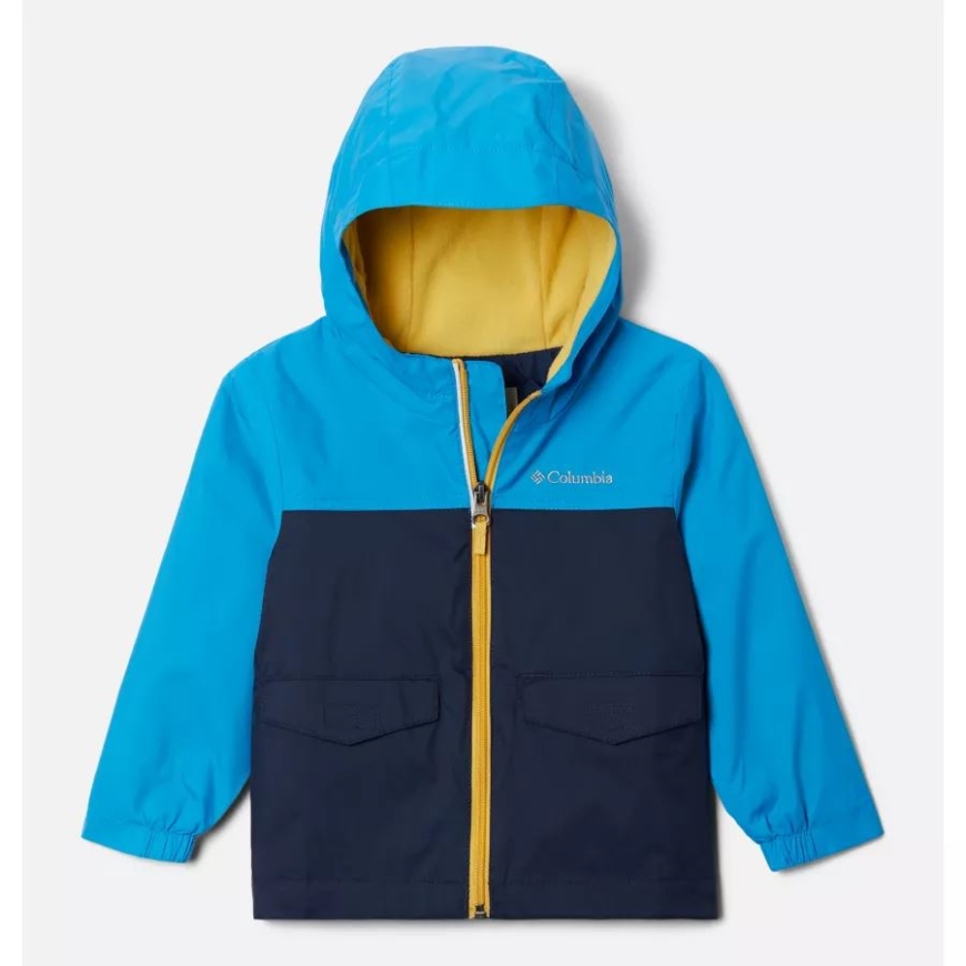 男の子 幼児 レインジラ ジャケット コロンビア コンパス ブルー/カレッジエイト ネイビー
