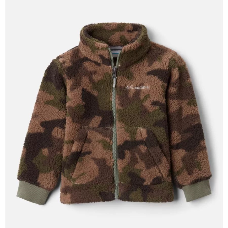 ボーイズ トドラー ラギッド リッジ II フルジップ シェルパ コロンビア サイプレス トラッド カモプリント