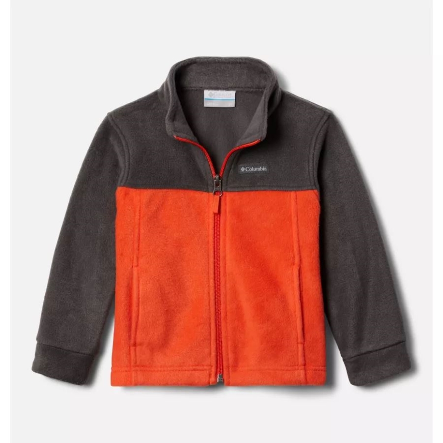 男の子 幼児 スティーンズ マウンテン II フリース ジャケット コロンビア レッド クオーツ/シャーク