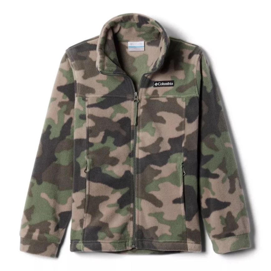 ボーイズ Zing Iii プリント フリース ジャケット コロンビア サイプレス トラッド カモ (b) プリント