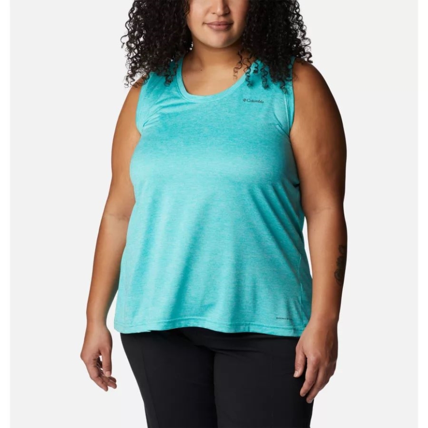 ブライト アクア ヘザー レディース コロンビア ハイキング タンク プラスサイズ コロンビア