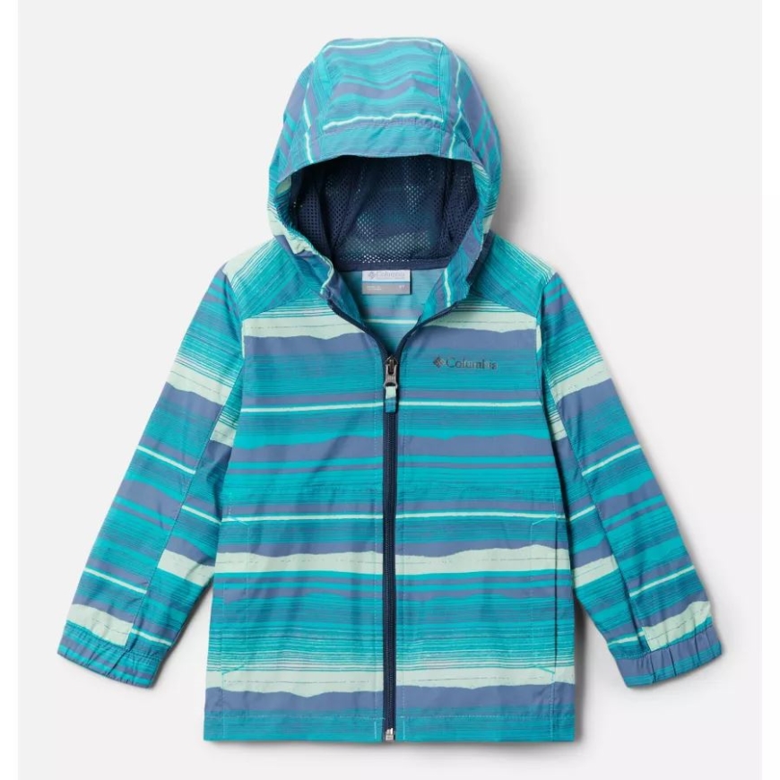 ブライト アクア ホライズン ストライプ コロンビア 幼児 グレンネーカー スプリング ジャケット