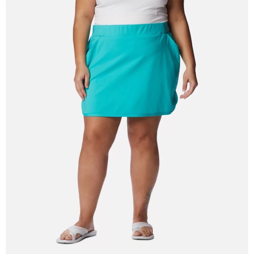 ブライト アクア レディース サンディ クリーク ストレッチ スコート プラスサイズ コロンビア