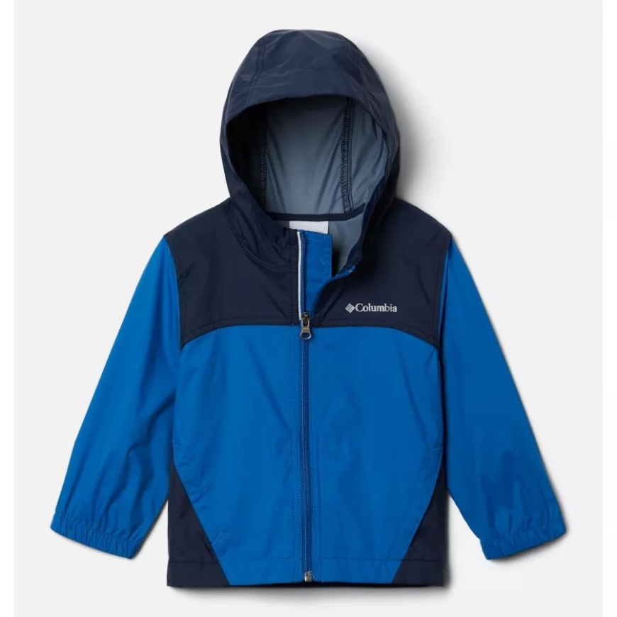 ブライト インディゴ/カレッジ ネイビー ボーイズ トドラー グレンネーカー レイン ジャケット コロンビア