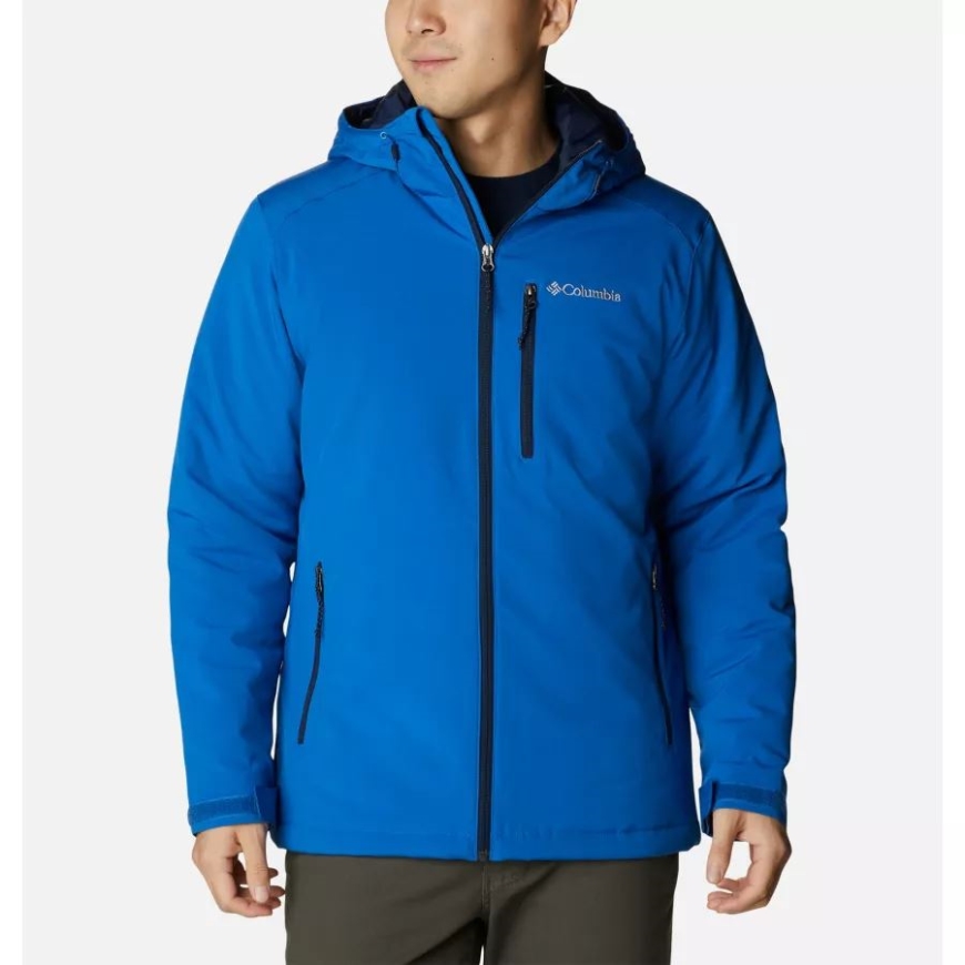 ブライト インディゴ/カレッジ ネイビー メンズ ゲート レーサー ソフトシェル コロンビア