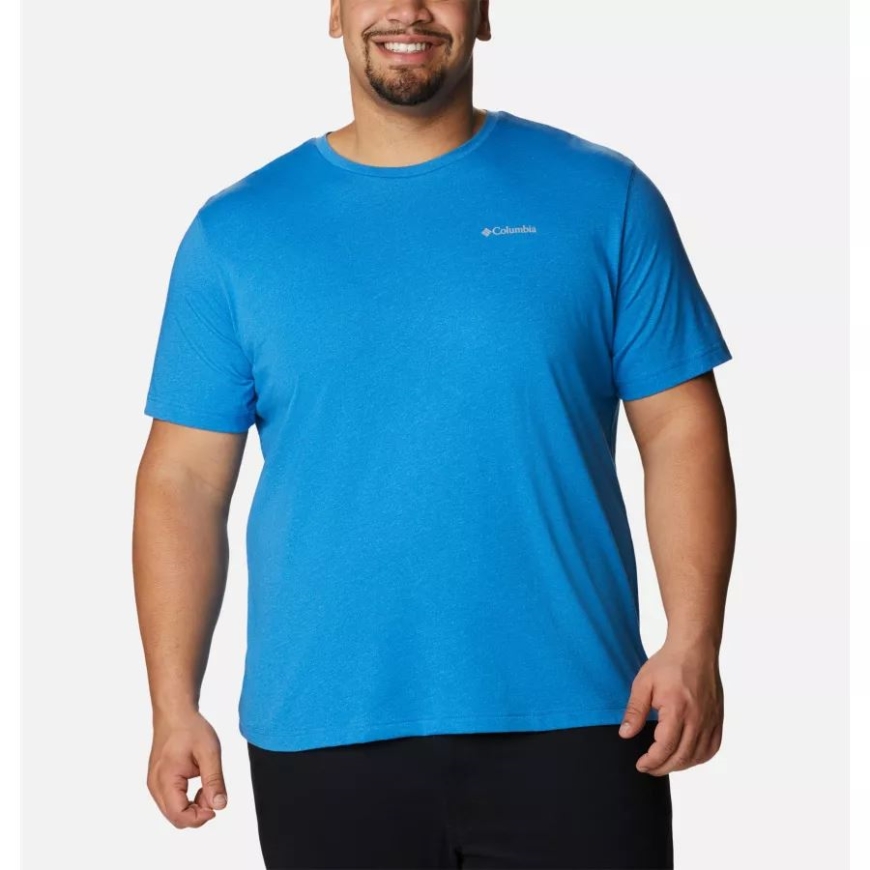 ブライト インディゴ ヘザー コロンビア メンズ シスルタウン ヒルズ ショート スリーブ シャツ ビッグ