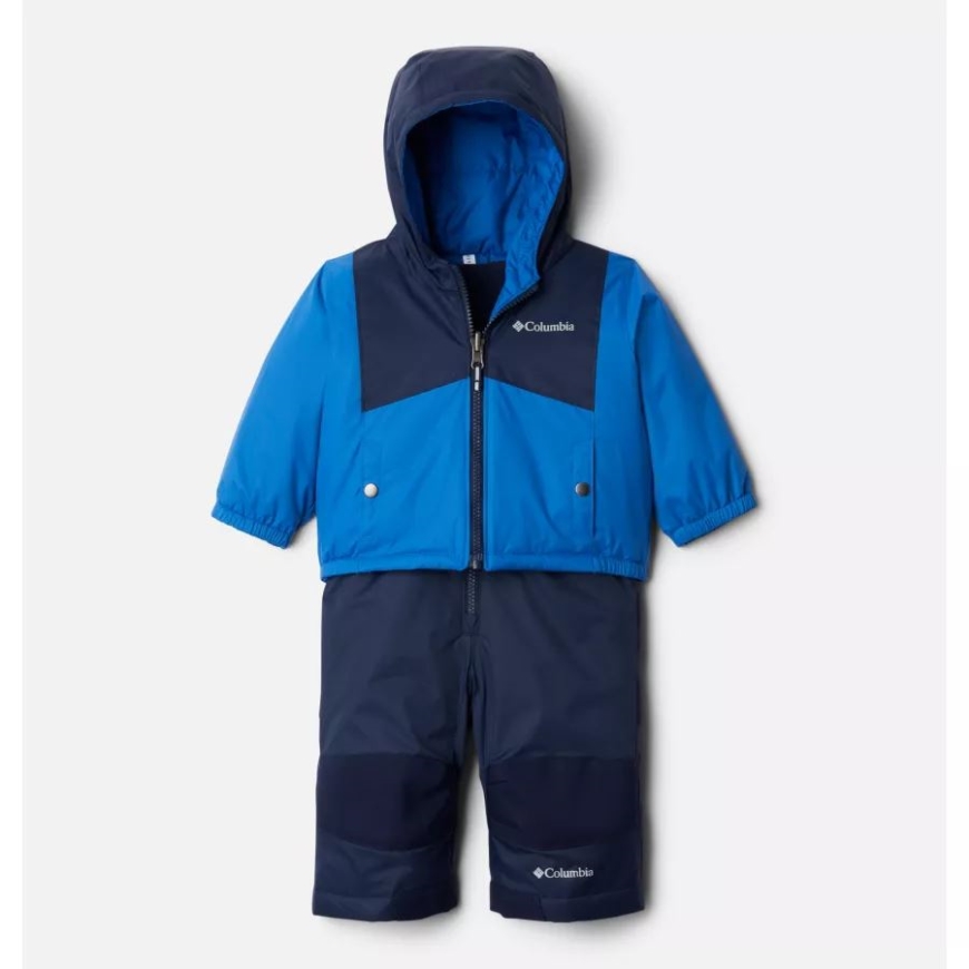 明るい藍色幼児ダブル フレーク スノー セット コロンビア