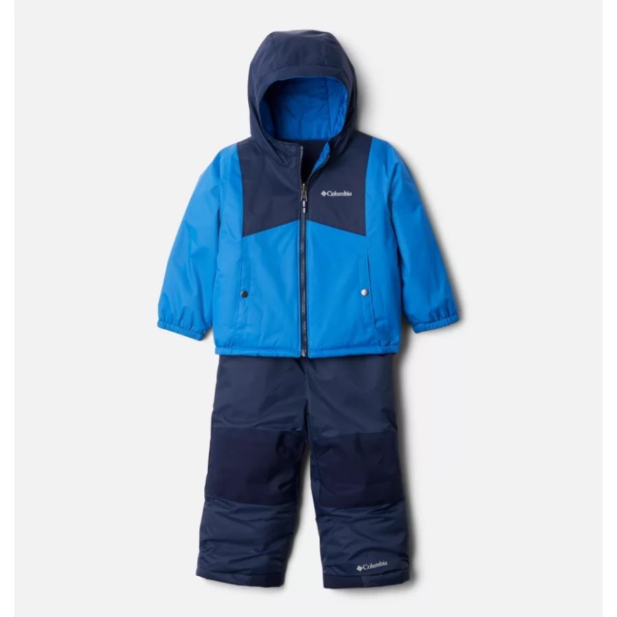 明るい藍色の幼児用ダブル フレーク スノー セット コロンビア