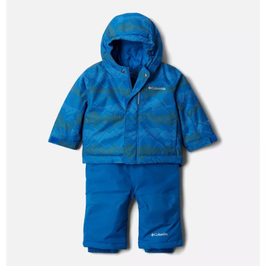 Brt Indigo Dot Scape Print/brt Indigo Buga セット インファント コロンビア