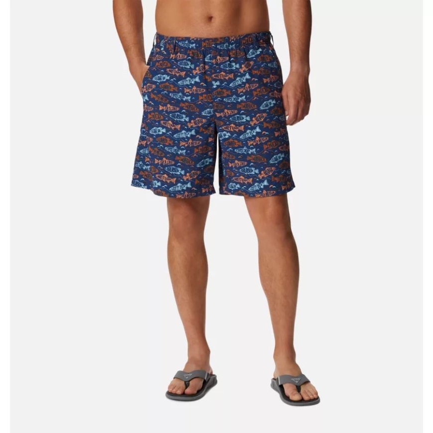 カーボン フィッシュファインダー プリント コロンビア メンズ Pfg スーパー バックキャスト ウォーター ショーツ