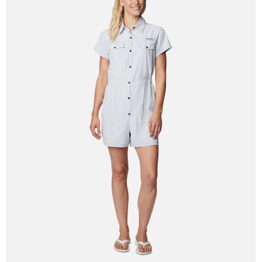 カーボン レディース Pfg サン ドリフター ウーブン ロンパース コロンビア