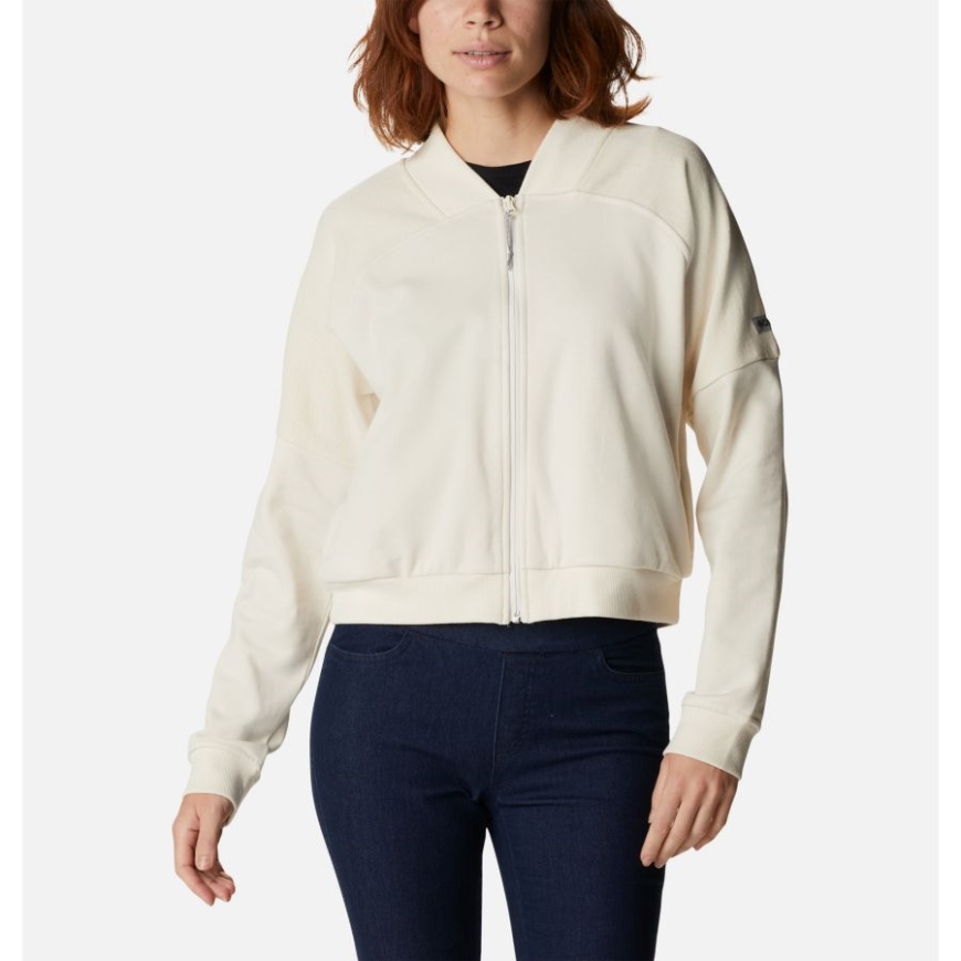 チョーク コロンビア レディース コロンビア ロッジ フレンチ テリー​​ フルジップ ジャケット