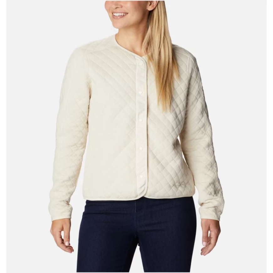 チョーク コロンビア レディース コロンビア ロッジ キルティング カーディガン