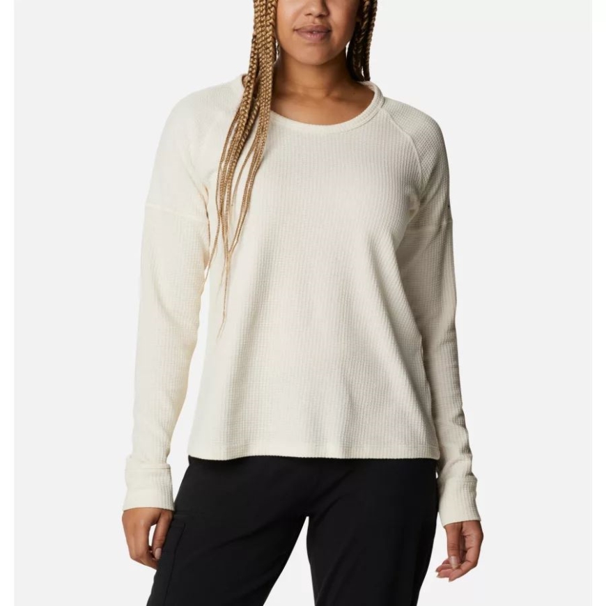 チョーク ヘザー レディース パイン ピーク長袖サーマル シャツ コロンビア