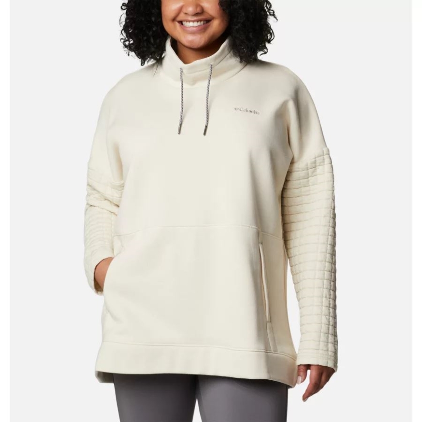 チョーク レディース サンデー サミット オーバーサイズ ファンネル プルオーバー プラスサイズ コロンビア