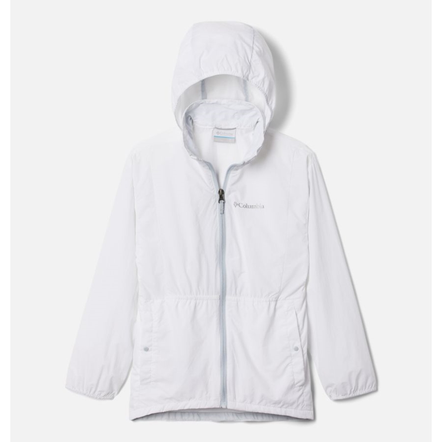 シーラス グレー/ホワイト コロンビア ガールズ パンチボウル ジャケット