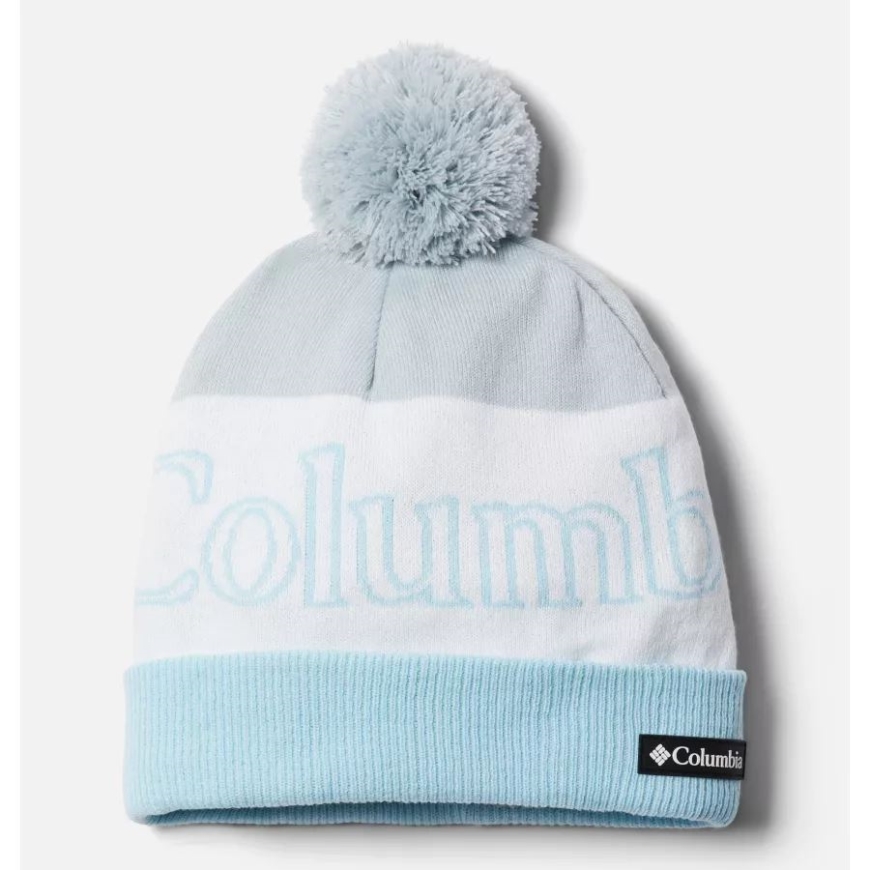 シーラス グレー/ホワイト/スプリング ブルー コロンビア ユニセックス ポーラー パウダー Ii ビーニー