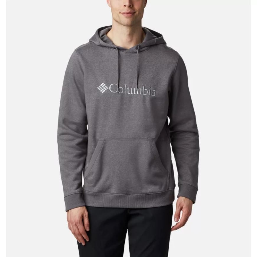 シティ グレー ヘザー/csc ブランド ロゴ メンズ Csc ベーシック ロゴ Ii パーカー コロンビア