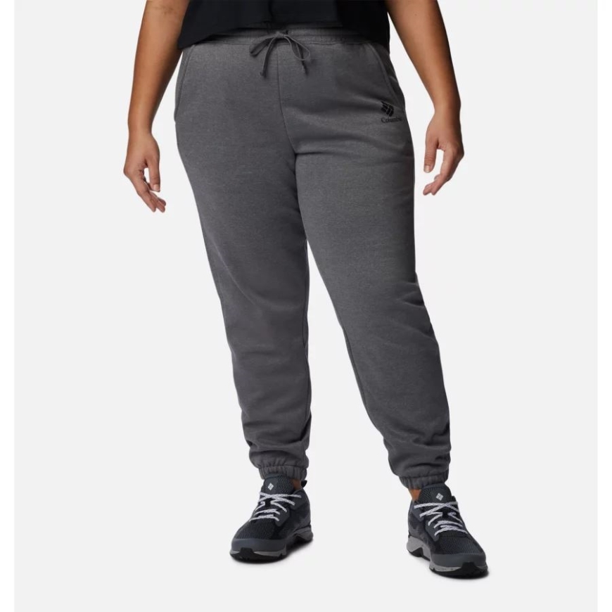 シティグレー Hthr/ブラック Csc 積み重ねロゴ コロンビア レディース コロンビア トレック ジョガー プラスサイズ