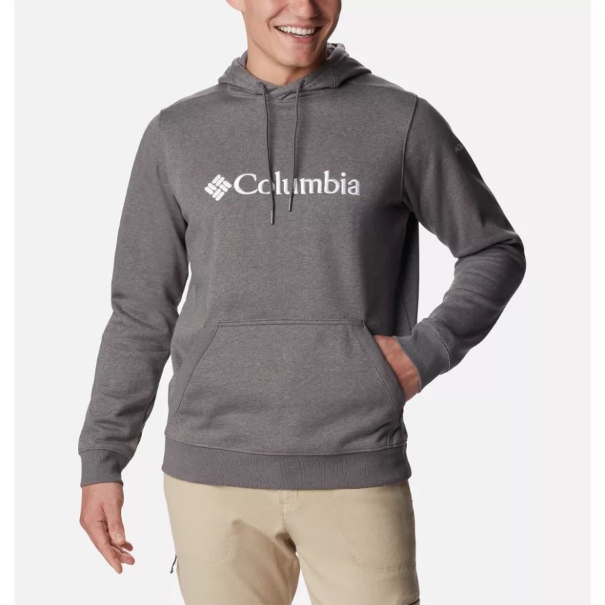 シティ グレー Hthr/ホワイト Csc ブランド ロゴ コロンビア メンズ Csc ベーシック ロゴ Ii パーカ