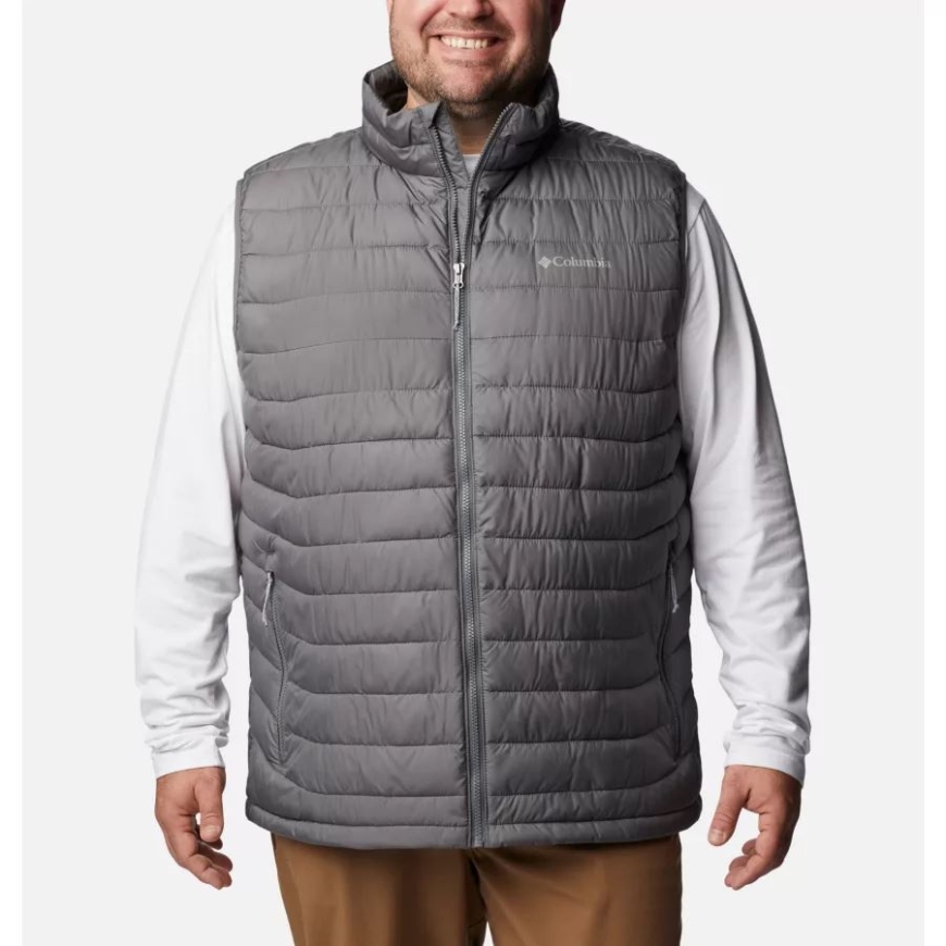シティ グレー メンズ パウダー ライト ベスト ビッグ コロンビア