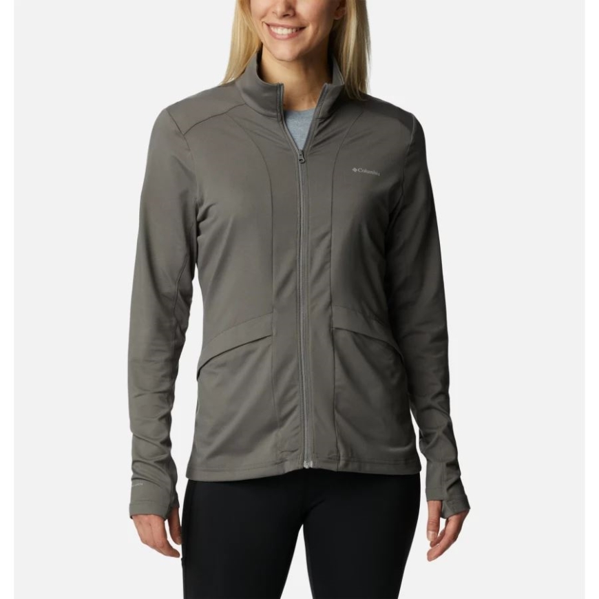 シティ グレー レディース ハイキング ハイキング テクニカル フリース ジャケット コロンビア