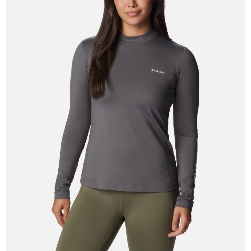 シティ グレー レディース ハイキング パフォーマンス ロングスリーブ Tシャツ コロンビア