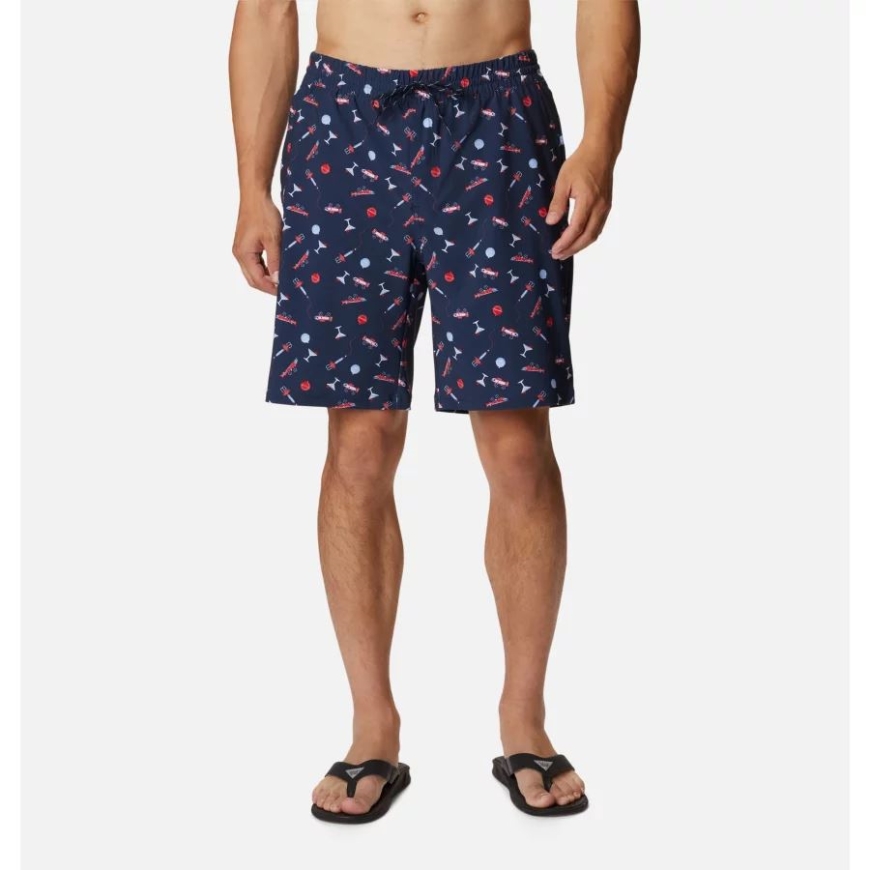 カレッジエイト ネイビー ブージー ボバーズ コロンビア メンズ Pfg スーパー スラック タイド ハイブリッド ウォーター ショーツ