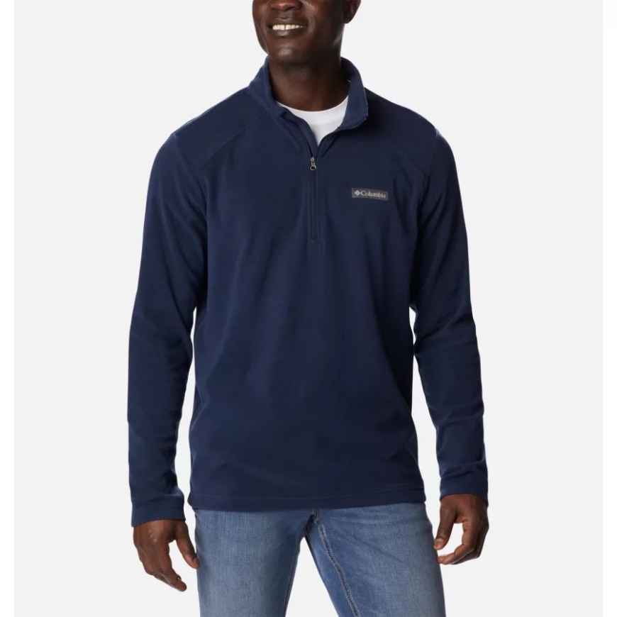 カレッジネイビー コロンビア メンズ レイク アロハ ハーフジップ フリース