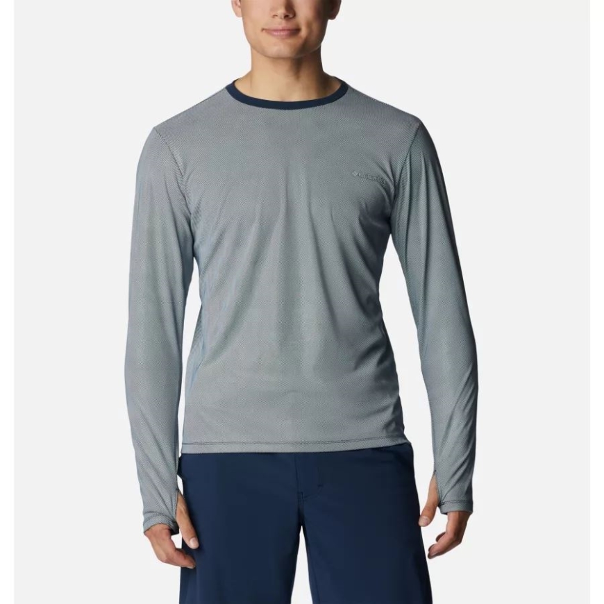 カレッジネイビー コロンビア メンズ サンディフレクター サマードライ 長袖シャツ