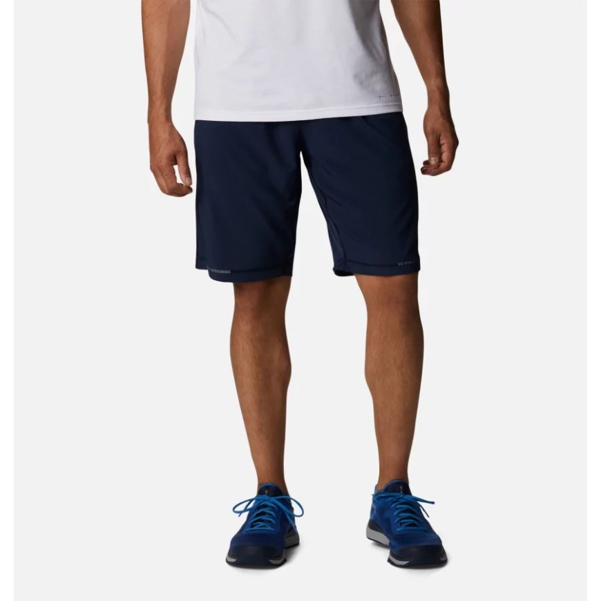 カレッジネイビー メンズ ステルス キャンプ アクティブ ショート コロンビア