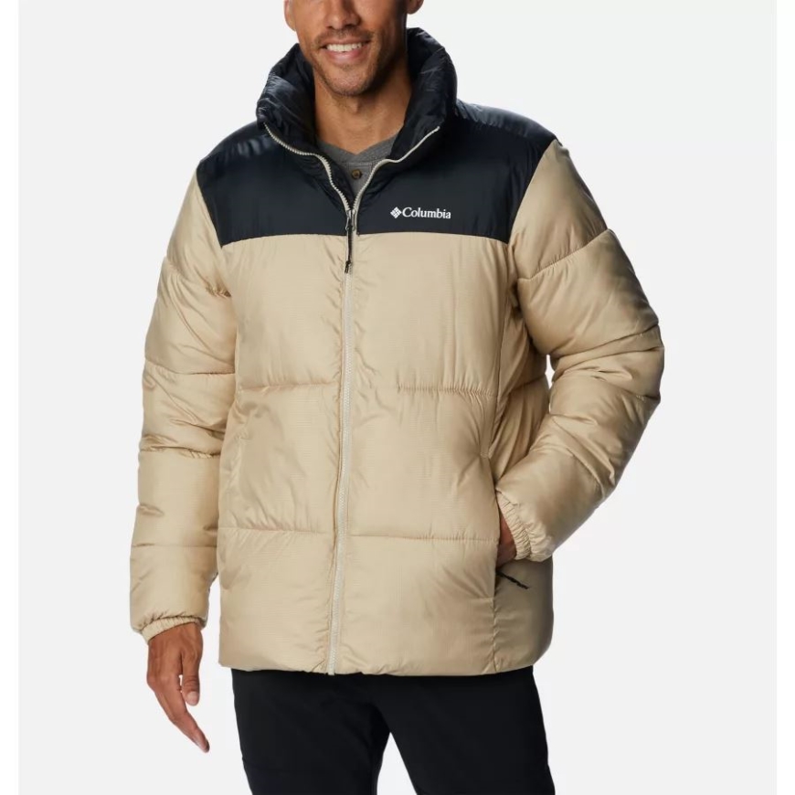 コロンビア古代化石/ブラック メンズ パフェクト II パファー ジャケット