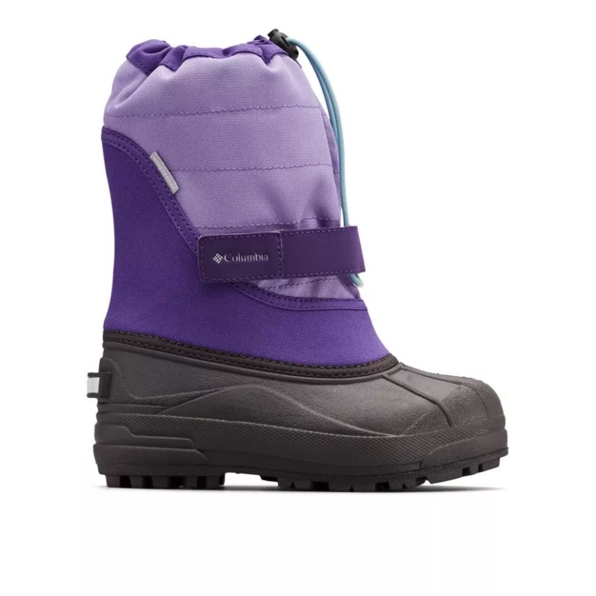 コロンビア ビッグ キッズ パウダーバグ プラス II スノーブーツ エンペラー/ペイズリー パープル