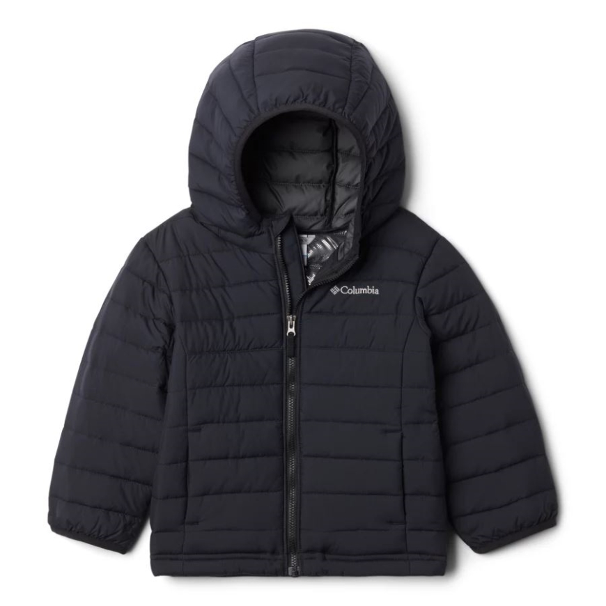 コロンビア ブラック ボーイズ トドラー パウダー ライト フード付きジャケット
