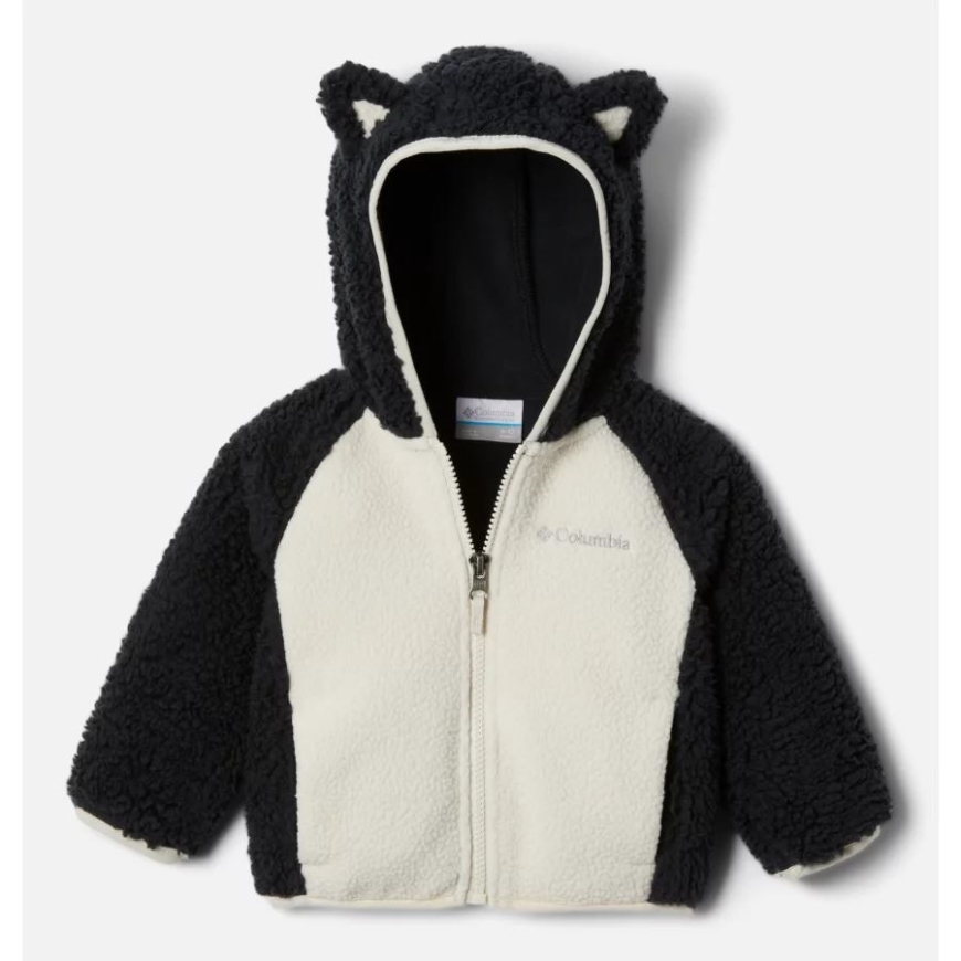 コロンビア ブラック/チョーク インファント フォクシー ベビー シェルパ ジャケット