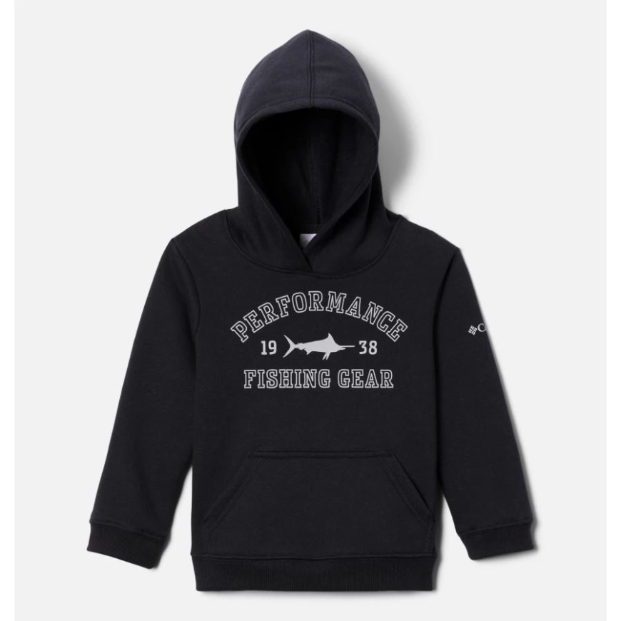 コロンビア ブラック/クール グレー - マーリン ボーイズ 幼児 Pfg 大学 パーカー