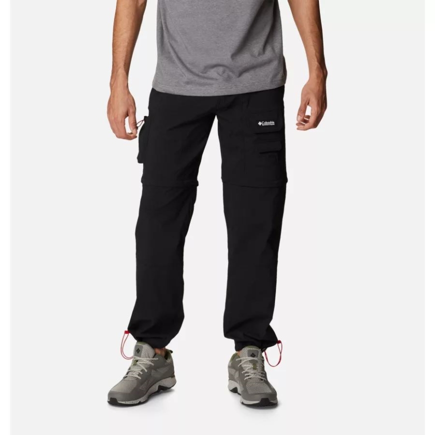 コロンビア ブラック メンズ フィールド クリーク コンバーチブル カーゴ パンツ