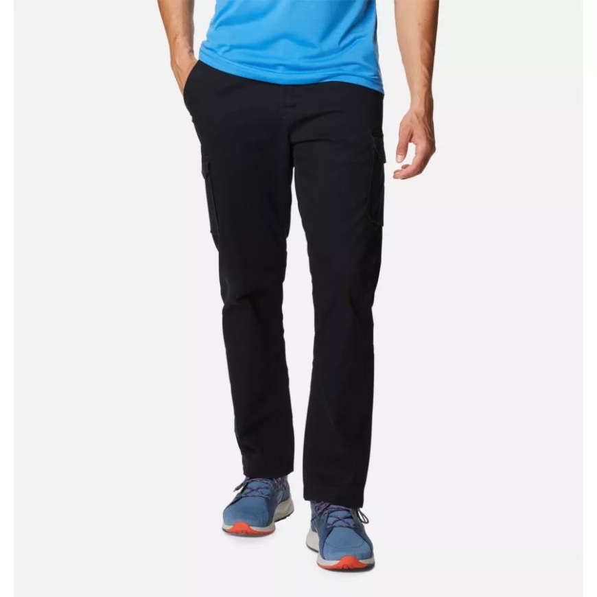 コロンビアブラックメンズパシフィックリッジカジュアルカーゴパンツ
