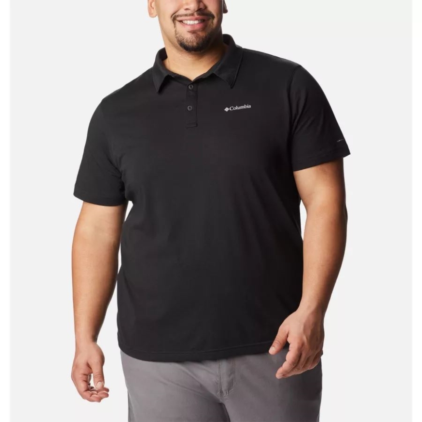 コロンビア ブラック メンズ シスルタウン ヒルズ ポロ ビッグ