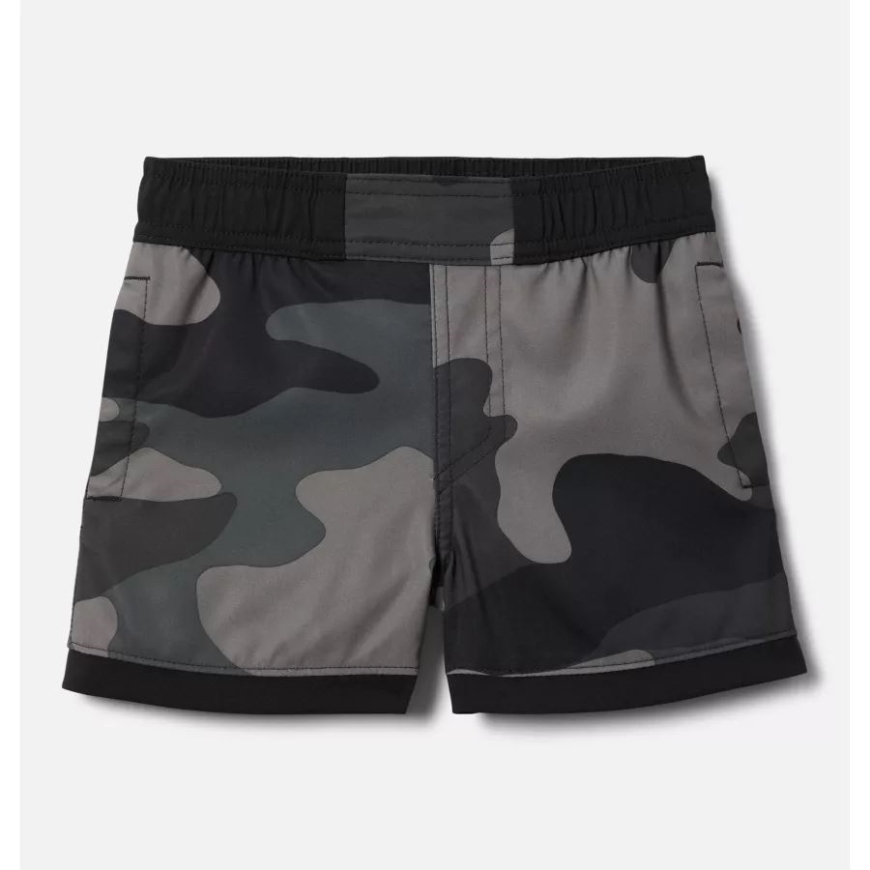 コロンビア ブラック モッズ カモ ボーイズ 幼児 サンディ ショアボード ショーツ