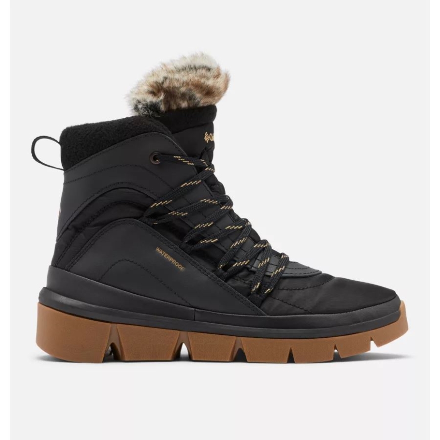 コロンビア ブラック/サハラ レディース キートリー オムニヒート インフィニティ ショーティー ブーツ