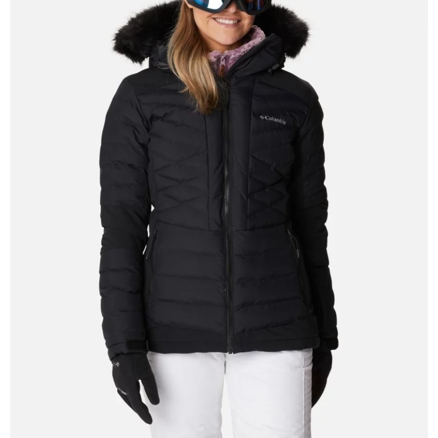 コロンビア ブラック レディース バード マウンテン スキー シンセティック ダウン ジャケット