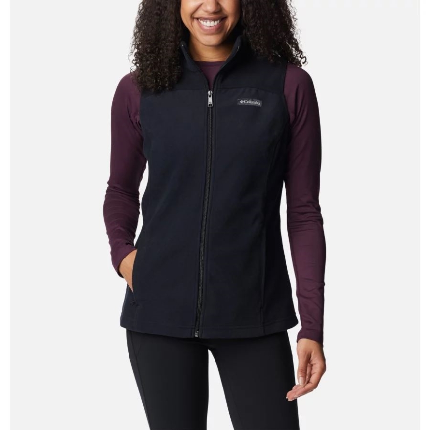コロンビアブラックウィメンズオーバーロードトレイルベスト.