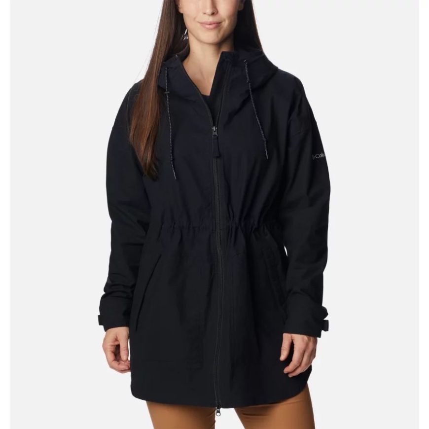 コロンビア ブラック レディース セージ レイク ロング ライニング ジャケット